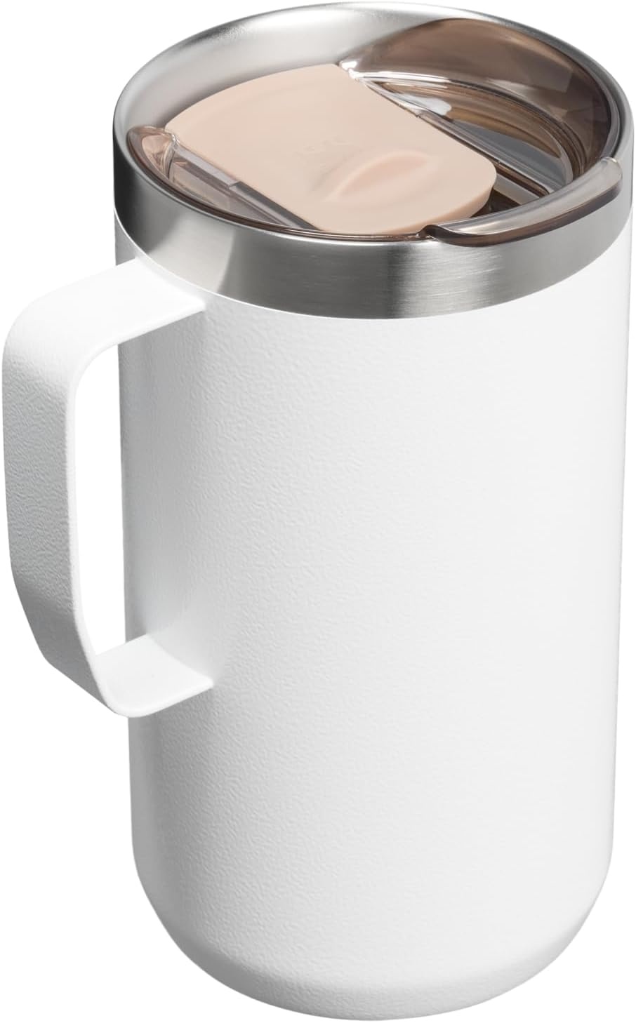 image:imageSTANLEY Everyday Camp Mug 24oz Drink Through Lid Cup for Coffee Tea and Drinks Insulated Stainless Steel Coffee Mug BPAFree Gunshine MetalHammertone Frost