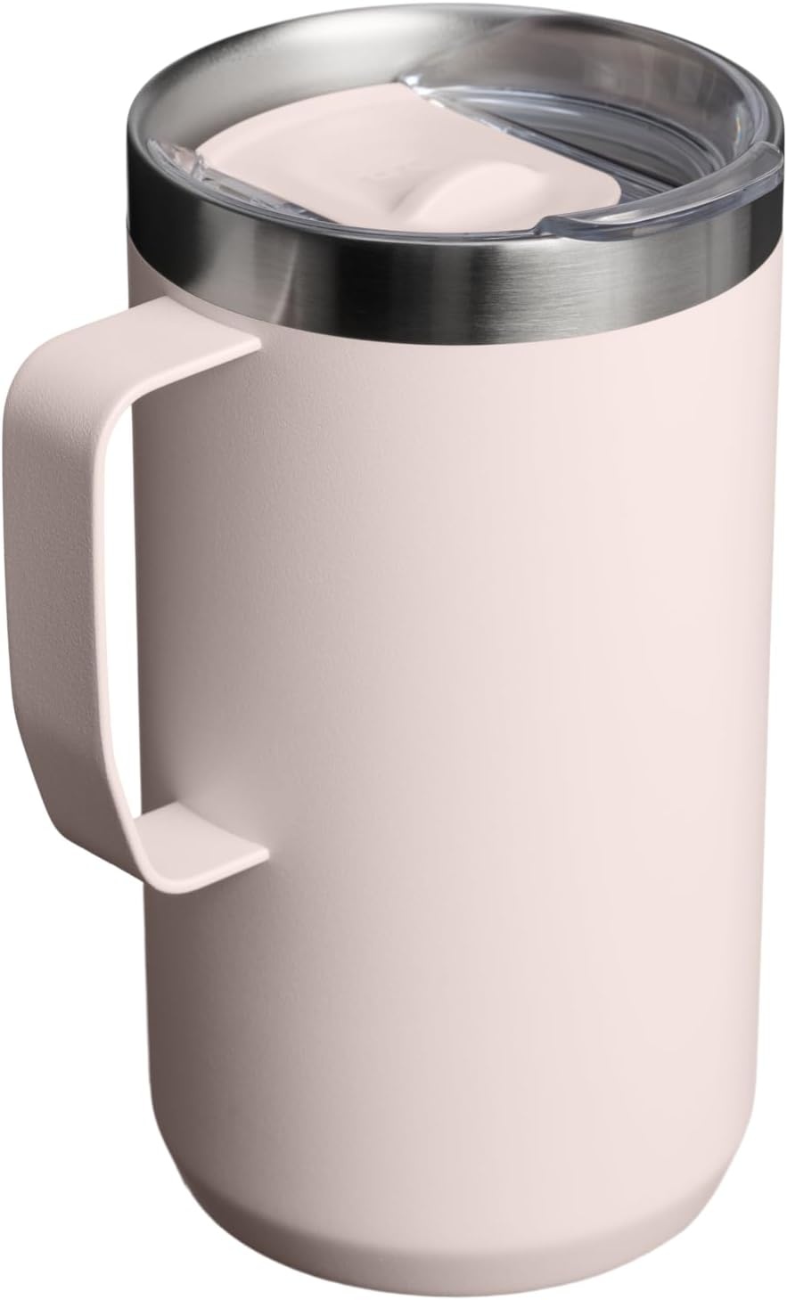 image:imageSTANLEY Everyday Camp Mug 24oz Drink Through Lid Cup for Coffee Tea and Drinks Insulated Stainless Steel Coffee Mug BPAFree Gunshine MetalRose Quartz