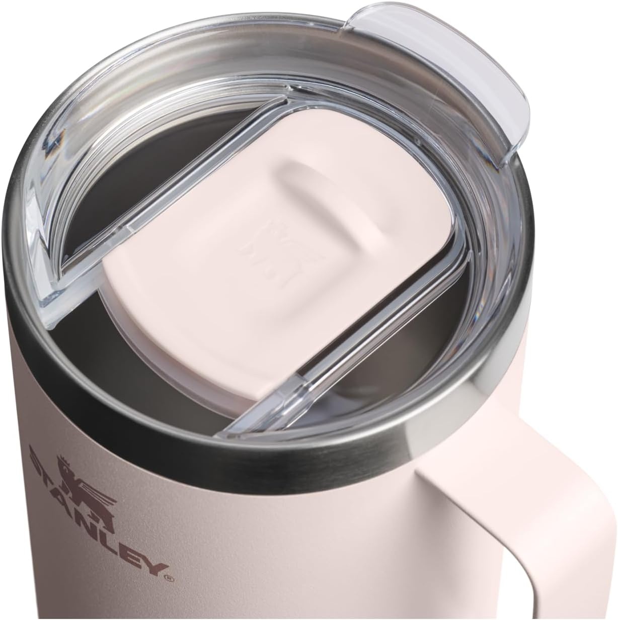 image:imageSTANLEY Everyday Camp Mug 24oz Drink Through Lid Cup for Coffee Tea and Drinks Insulated Stainless Steel Coffee Mug BPAFree Gunshine MetalRose Quartz