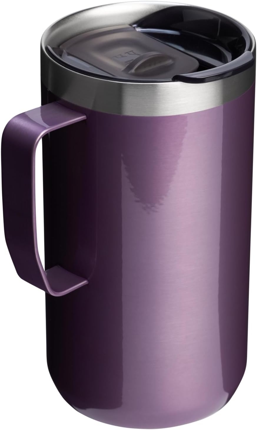 image:imageSTANLEY Everyday Camp Mug 24oz Drink Through Lid Cup for Coffee Tea and Drinks Insulated Stainless Steel Coffee Mug BPAFree Gunshine MetalWisteria Shine