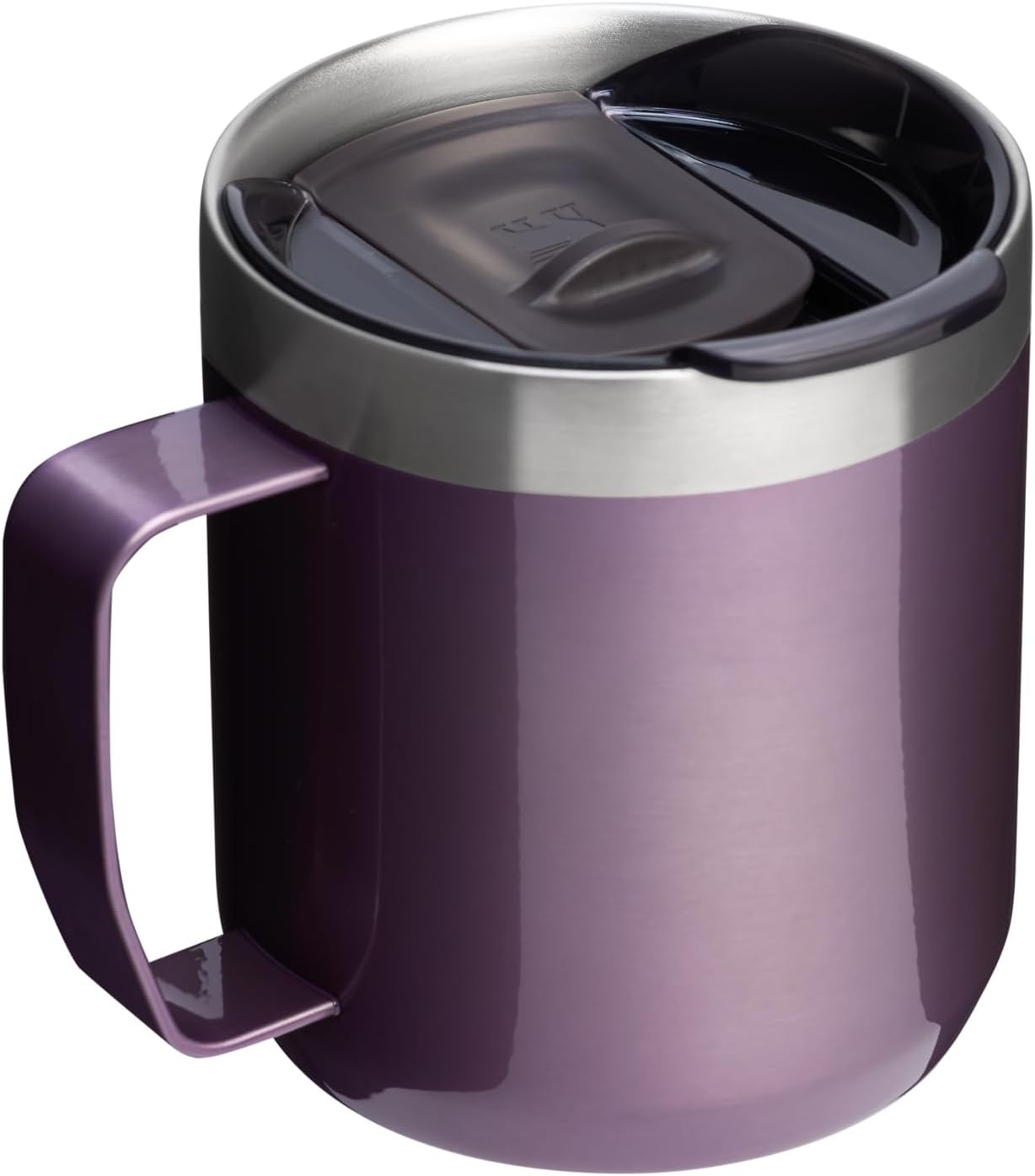 image:imageSTANLEY Everyday Camp Mug 24oz Drink Through Lid Cup for Coffee Tea and Drinks Insulated Stainless Steel Coffee Mug BPAFree Gunshine MetalWisteria Shine