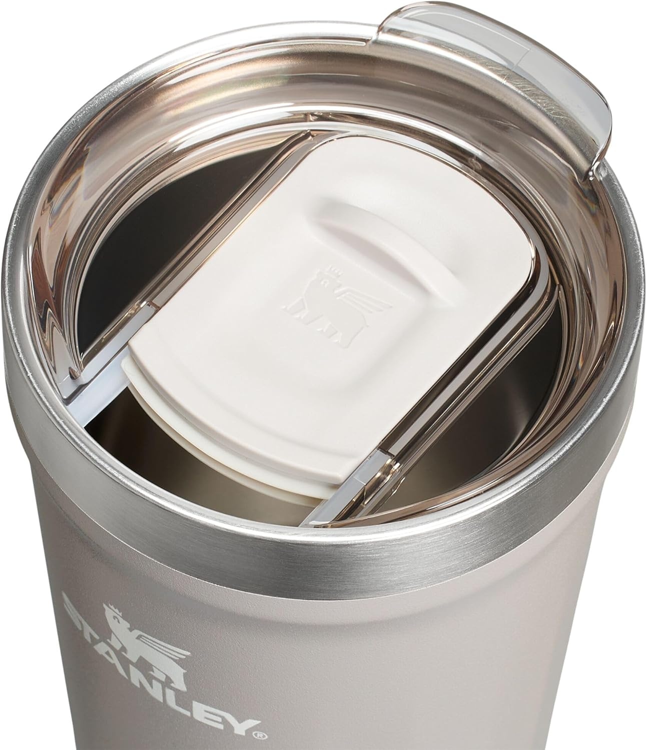 image:imageSTANLEY Everyday Tumbler 20 oz Press Fit Drink Through Lid Beverage Coffee and Cocktail Cup Insulated Stainless Steel Wine Glass BPAFree Ash