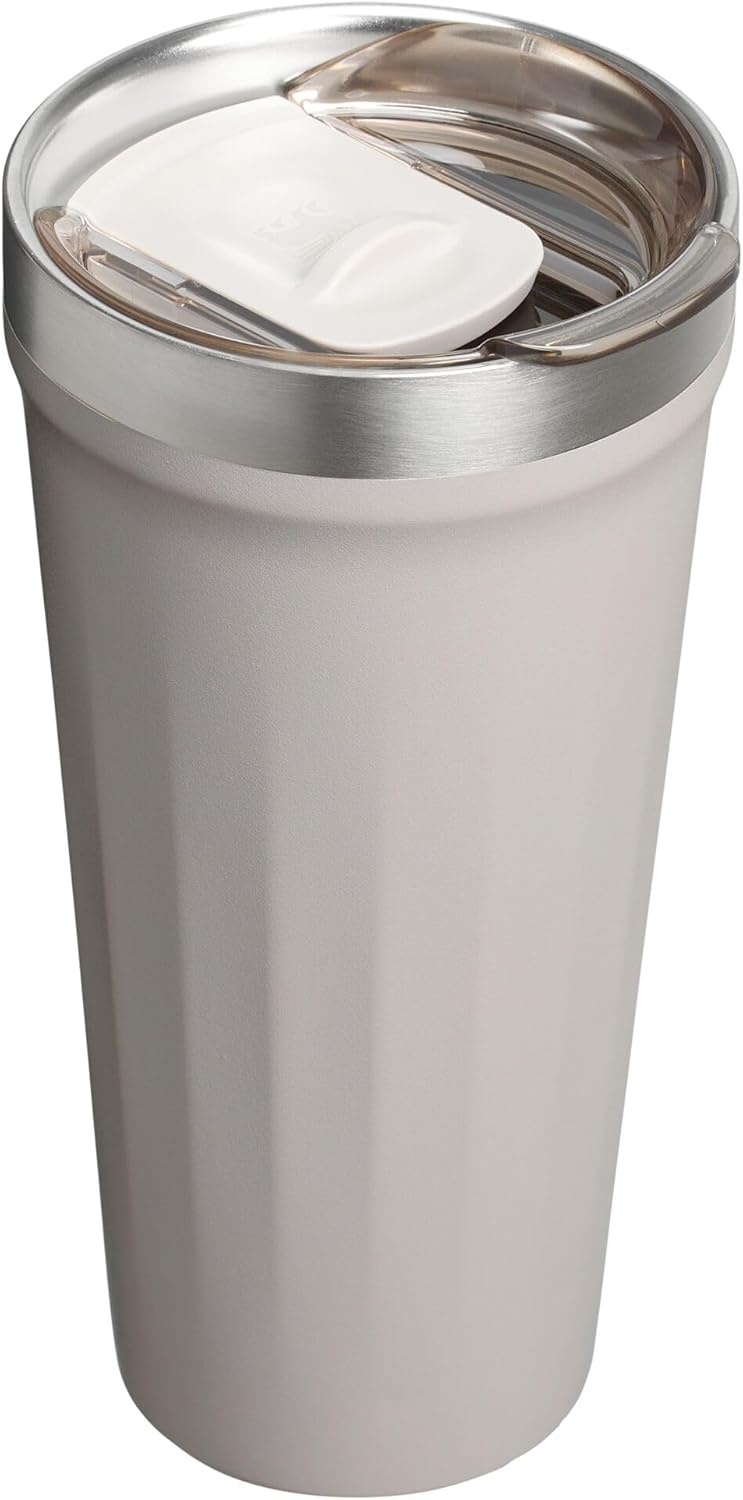 image:imageSTANLEY Everyday Tumbler 20 oz Press Fit Drink Through Lid Beverage Coffee and Cocktail Cup Insulated Stainless Steel Wine Glass BPAFree Ash