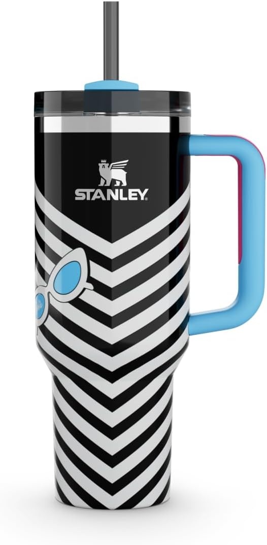 image:imageSTANLEY Quencher H20 Flow State Tumbler 30 oz Barbie Icon Handle and Straw 3Position Lid Cup Holder Compatible for Travel Insulated Stainless Steel Cup BPAFree1959 Original 40 oz