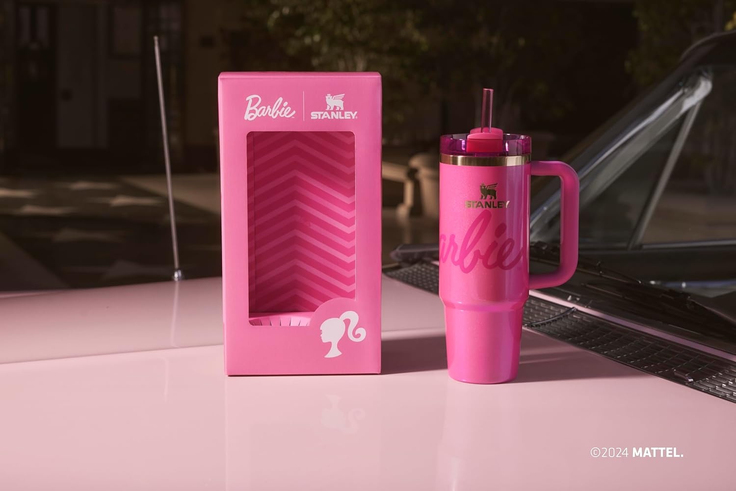 image:imageSTANLEY Quencher H20 Flow State Tumbler 30 oz Barbie Icon Handle and Straw 3Position Lid Cup Holder Compatible for Travel Insulated Stainless Steel Cup BPAFreeBarbie Icon 30 oz