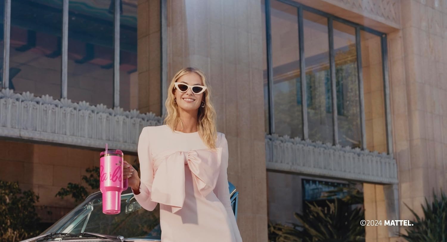 image:imageSTANLEY Quencher H20 Flow State Tumbler 30 oz Barbie Icon Handle and Straw 3Position Lid Cup Holder Compatible for Travel Insulated Stainless Steel Cup BPAFreeBarbie Icon 30 oz