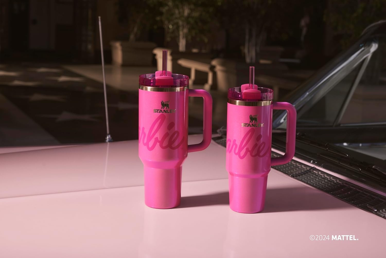 image:imageSTANLEY Quencher H20 Flow State Tumbler 30 oz Barbie Icon Handle and Straw 3Position Lid Cup Holder Compatible for Travel Insulated Stainless Steel Cup BPAFreeBarbie Icon 30 oz