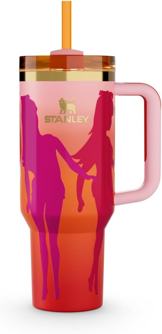 image:imageSTANLEY Quencher H20 Flow State Tumbler 30 oz Barbie Icon Handle and Straw 3Position Lid Cup Holder Compatible for Travel Insulated Stainless Steel Cup BPAFree60s Twist N Turn 40 oz