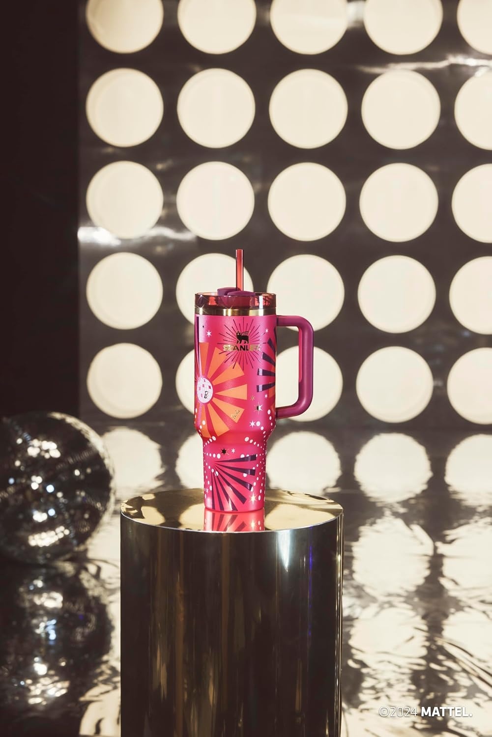 image:imageSTANLEY Quencher H20 Flow State Tumbler 30 oz Barbie Icon Handle and Straw 3Position Lid Cup Holder Compatible for Travel Insulated Stainless Steel Cup BPAFree80s Dynamite 40 oz