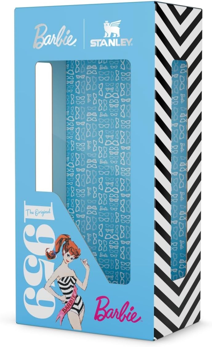 image:imageSTANLEY Quencher H20 Flow State Tumbler 30 oz Barbie Icon Handle and Straw 3Position Lid Cup Holder Compatible for Travel Insulated Stainless Steel Cup BPAFree1959 Original 40 oz