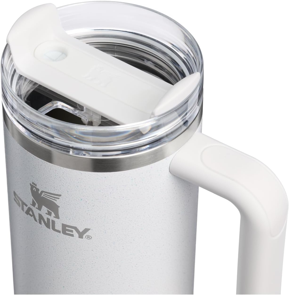 image:imageSTANLEY Quencher H20 Flow State Tumbler 30 oz Frost Sprinkle Handle and Straw 3Position Lid Cup Holder Compatible for Travel Insulated Stainless Steel Cup BPAFree