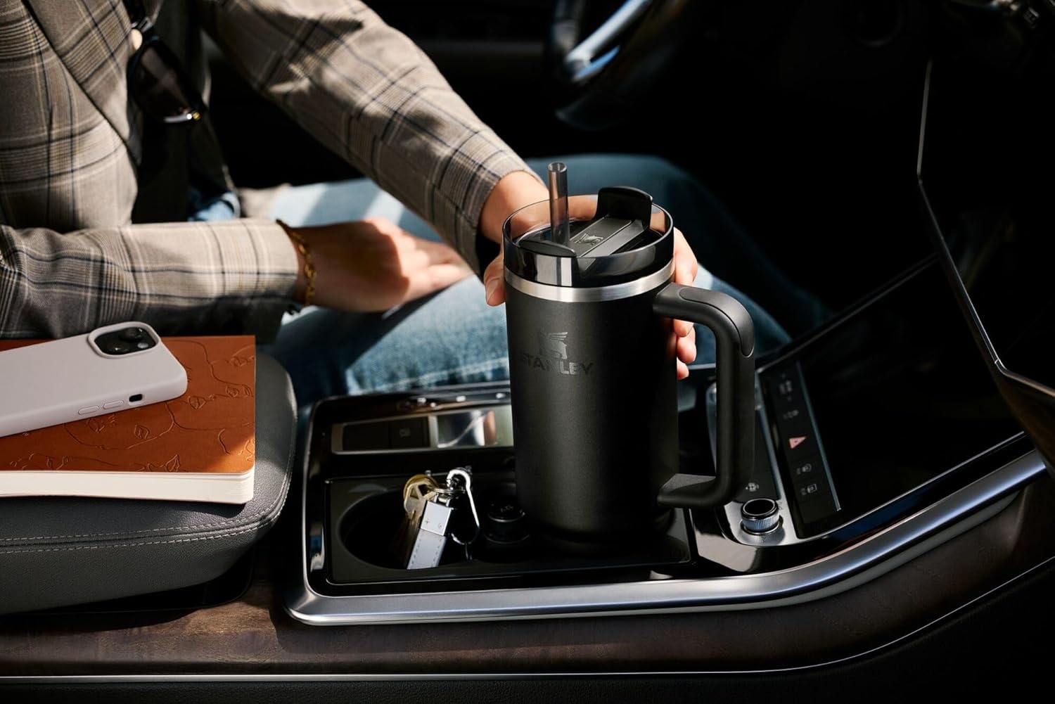image:imageSTANLEY Quencher H20 Flow State Tumbler 30 oz Frost Sprinkle Handle and Straw 3Position Lid Cup Holder Compatible for Travel Insulated Stainless Steel Cup BPAFree