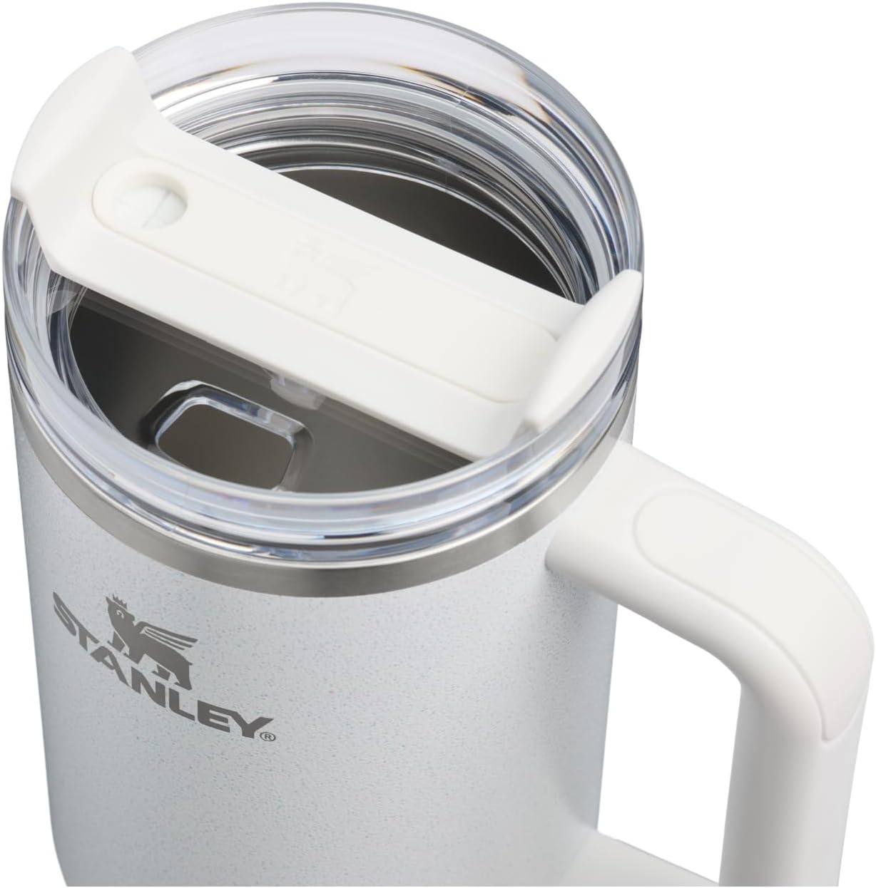 image:imageSTANLEY Quencher H20 Flow State Tumbler 40 oz Frost Sprinkle Handle and Straw 3Position Lid Cup Holder Compatible for Travel Insulated Stainless Steel Cup BPAFree