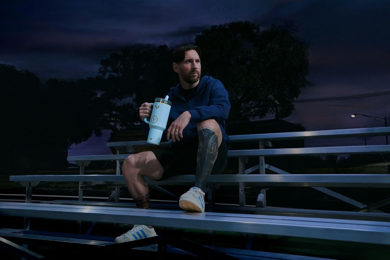 image:imageSTANLEY Quencher ProTour Flipstraw Tumbler 40 oz Messi GOAT Pink BuiltIn Straw amp Handle Cupholder Compatible for Travel Leakproof Insulated Stainless Steel Cup BPAFreeMessi Striker Blue
