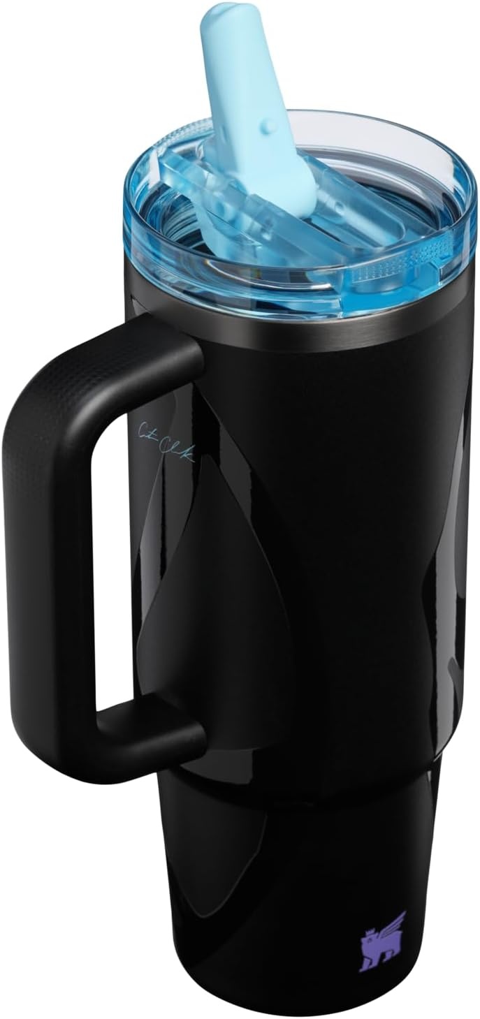 image:imageSTANLEY Quencher ProTour Flipstraw Tumbler 40 oz Messi GOAT Pink BuiltIn Straw amp Handle Cupholder Compatible for Travel Leakproof Insulated Stainless Steel Cup BPAFreeCaitlin Clark Blacktop