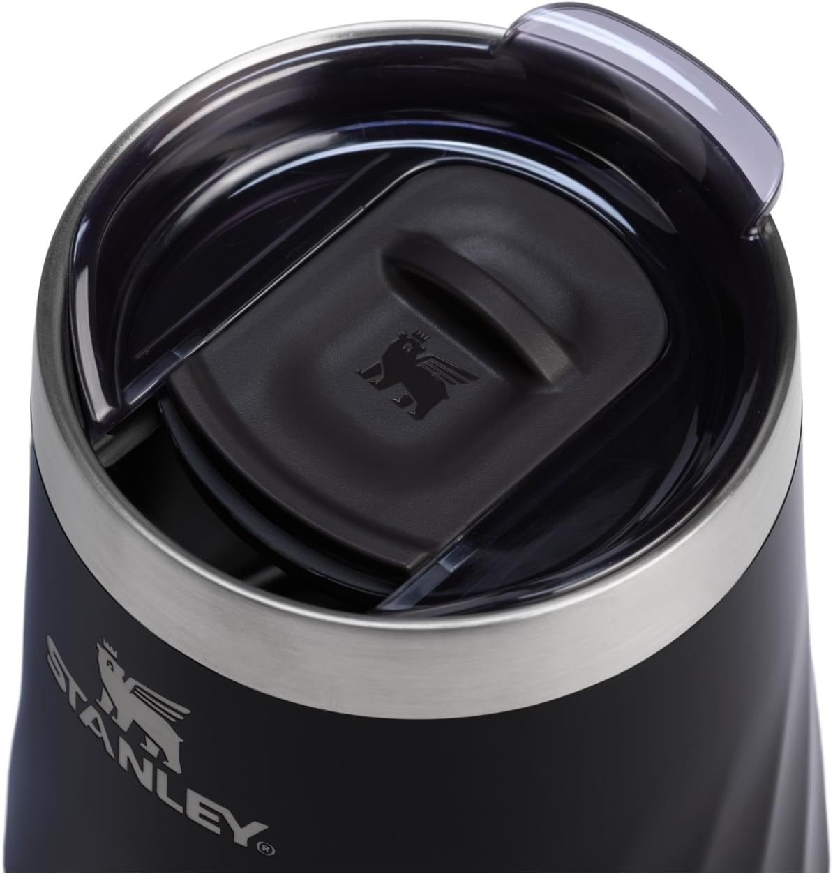image:imageSTANLEY Reserve Wine Tumbler 11 oz Stainless Steel Travel Mug For Wine Cocktails Soda Keeps Drinks Cold for Hours BPAFree Twilight GlossBlack Gloss
