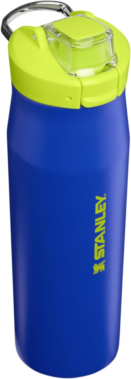 image:imageSTANLEY Vitalize Tempo Bottle 24 oz Lightweight Water Bottle ChalkCobalt Chartreuse
