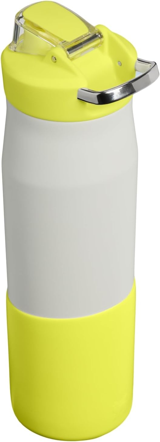 image:imageSTANLEY Vitalize Tempo Bottle 24 oz Lightweight Water Bottle ChalkPale Stone Atomic
