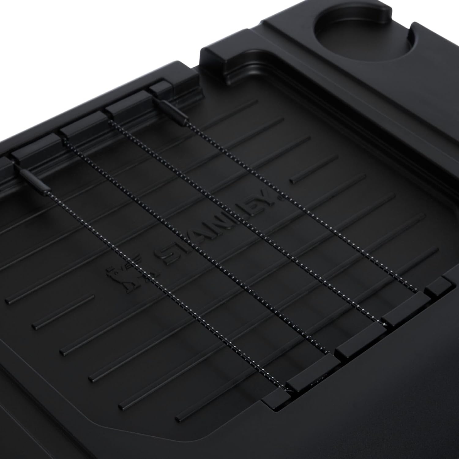 image:imageStanley Adventure Outdoor Cooler 30 qt Heavy Duty Outdoor Camping Cooler with Easy Carry Side Handles 4 Days Cooling Ice Chest for 40 Cans Flat Top Doubles as Seat BPAFree AzureBlack 20