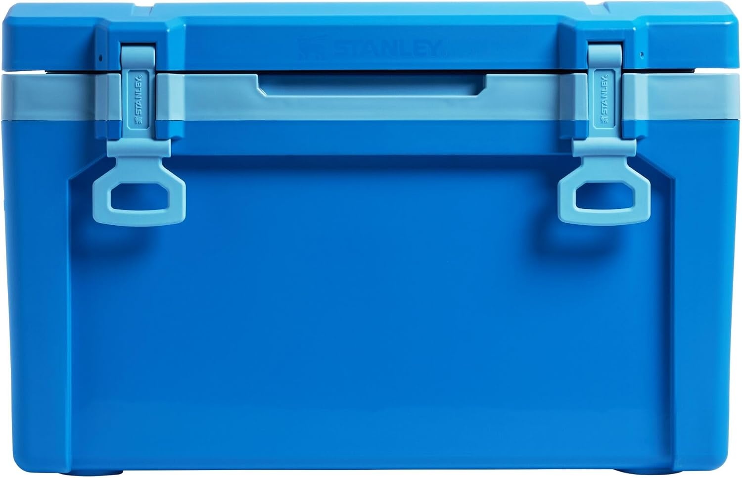 image:imageStanley Adventure Outdoor Cooler 30 qt Heavy Duty Outdoor Camping Cooler with Easy Carry Side Handles 4 Days Cooling Ice Chest for 40 Cans Flat Top Doubles as Seat BPAFree AzureAzure