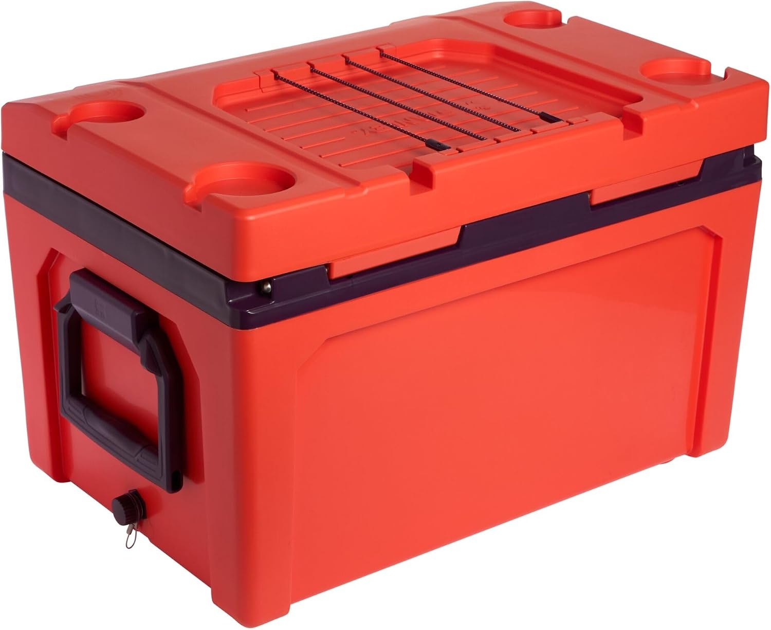 image:imageStanley Adventure Outdoor Cooler 30 qt Heavy Duty Outdoor Camping Cooler with Easy Carry Side Handles 4 Days Cooling Ice Chest for 40 Cans Flat Top Doubles as Seat BPAFree AzureTigerlily Plum
