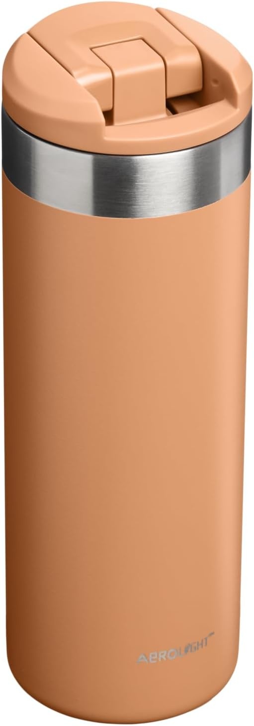 image:imageStanley AeroLight Transit Bottle 16 oz Locking Drink Through Lid Leak Resistant Water Bottle or Coffee Travel Mug Lightweight Insulated Stainless Steel BPAFree Toast