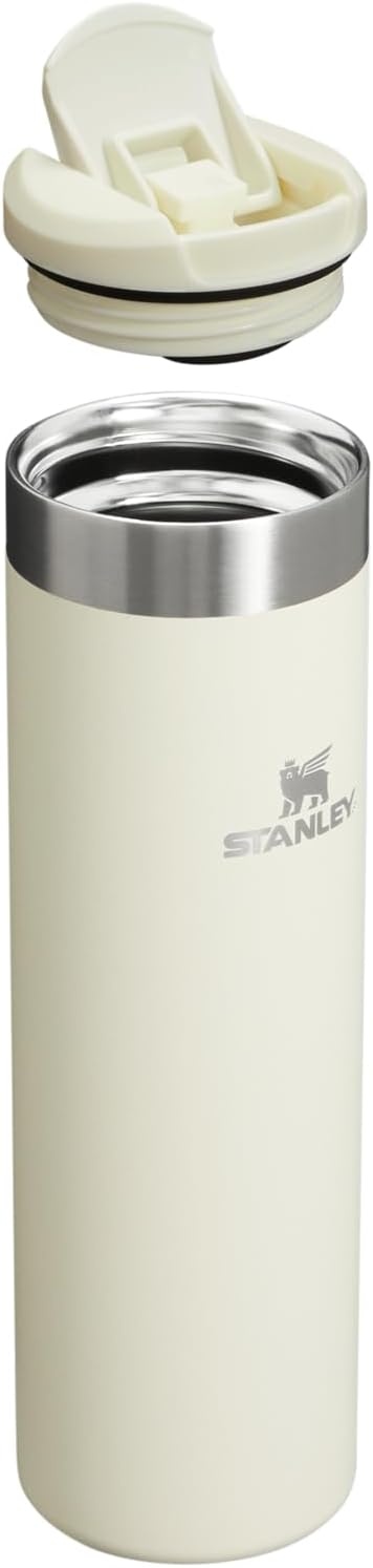 image:imageStanley AeroLight Transit Bottle 20 oz Locking Drink Through Lid Leak Resistant Water Bottle or Coffee Travel Mug Lightweight Insulated Stainless Steel BPAFree Cream Locking20 Ounces
