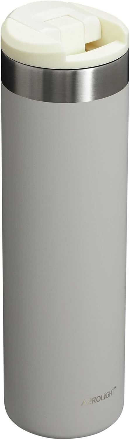 image:imageStanley AeroLight Transit Bottle 20 oz Locking Drink Through Lid Leak Resistant Water Bottle or Coffee Travel Mug Lightweight Insulated Stainless Steel BPAFree Ash