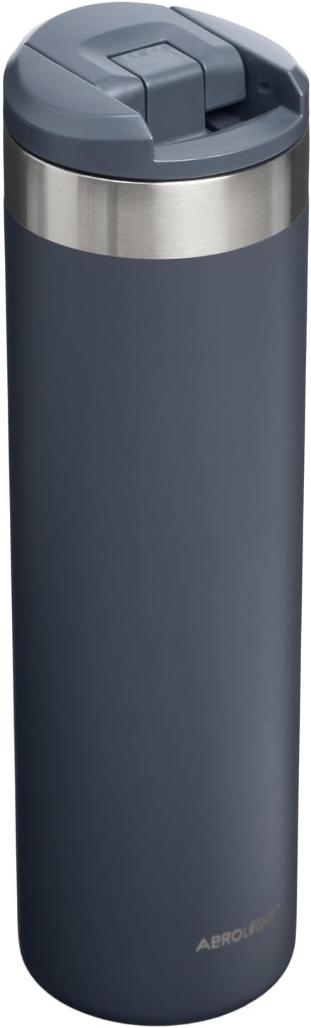 image:imageStanley AeroLight Transit Bottle 20 oz Locking Drink Through Lid Leak Resistant Water Bottle or Coffee Travel Mug Lightweight Insulated Stainless Steel BPAFree Rose QuartzTwilight