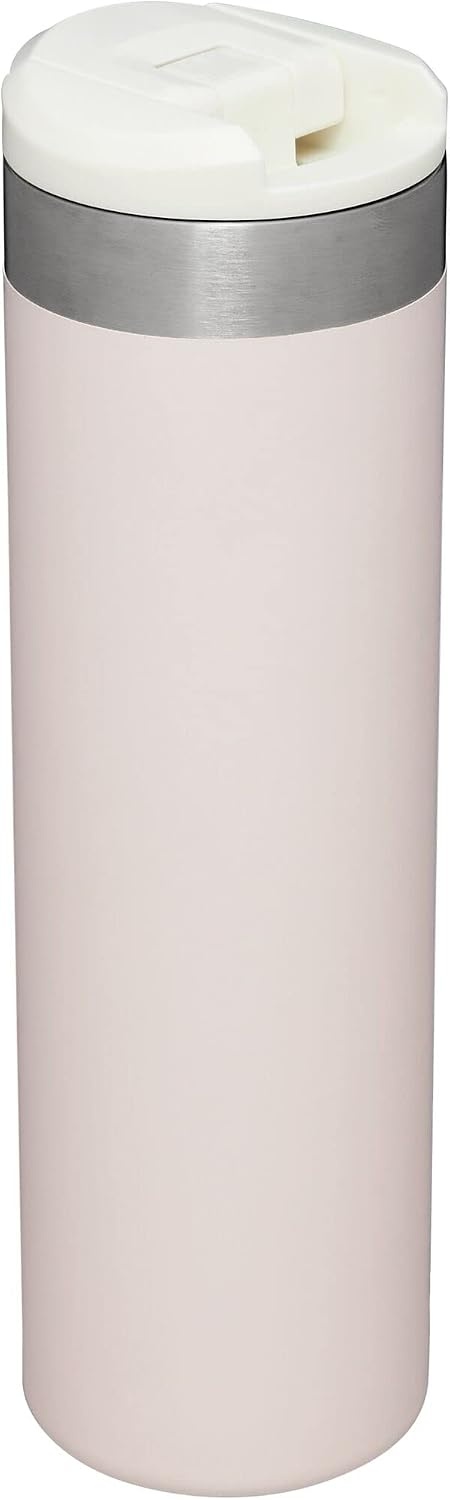 image:imageStanley AeroLight Transit Bottle 20 oz Locking Drink Through Lid Leak Resistant Water Bottle or Coffee Travel Mug Lightweight Insulated Stainless Steel BPAFree Rose QuartzRose Quartz Glimmer