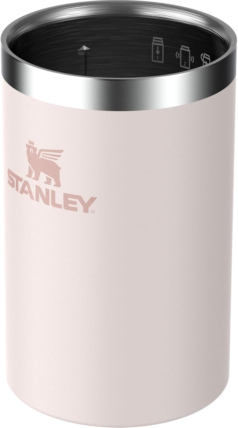 image:imageStanley Everyday Can Cooler Cup 10 oz Beer Seltzers Soda and Energy Drinks Doubles as Tumbler Insulated Stainless Steel Drink Holder BPAFree Rose Quartz