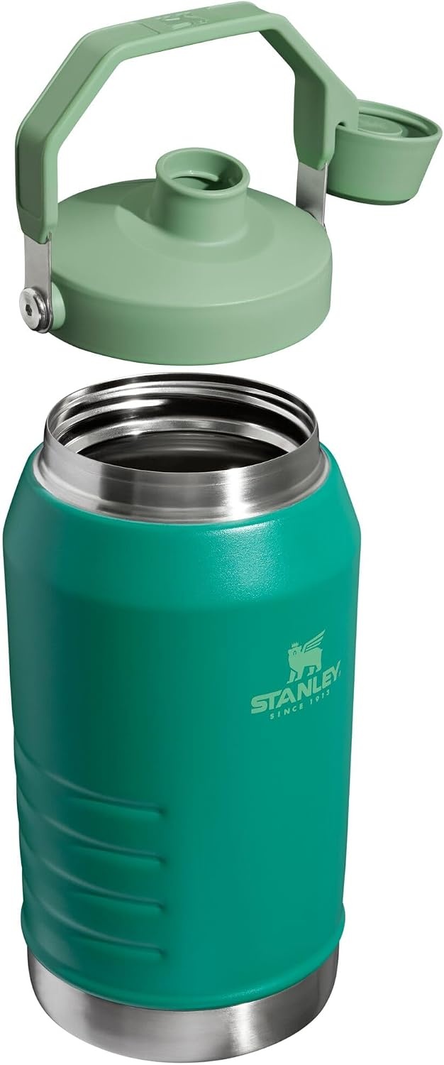 image:imageStanley IceFlow Fast Flow Jug with Handle 96 oz Twist On Angled Spout Lid Leakproof for Travel and Sports Insulated Stainless Steel BPAFree Rose QuartzAlpine