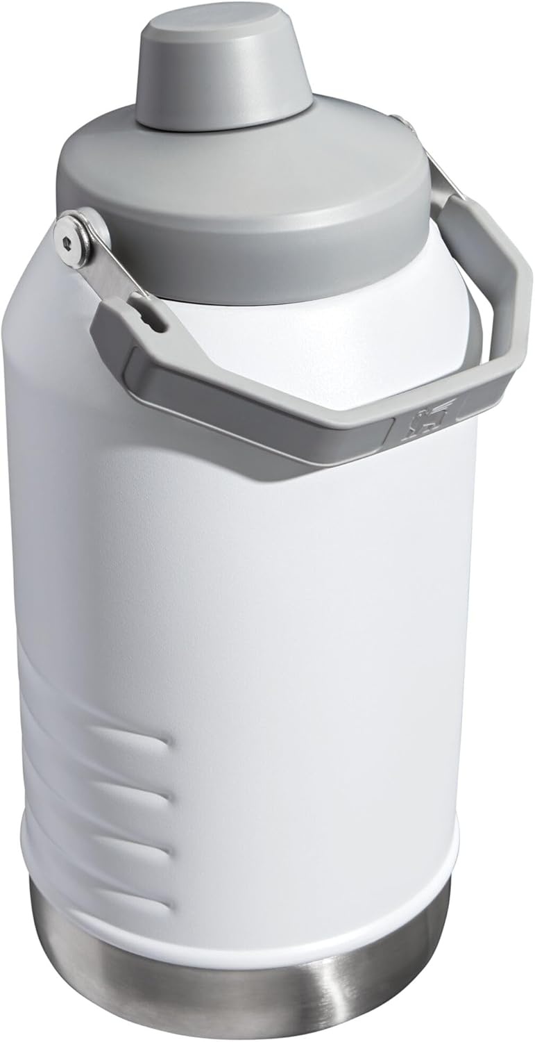 image:imageStanley IceFlow Fast Flow Jug with Handle 96 oz Twist On Angled Spout Lid Leakproof for Travel and Sports Insulated Stainless Steel BPAFree Rose QuartzPolar