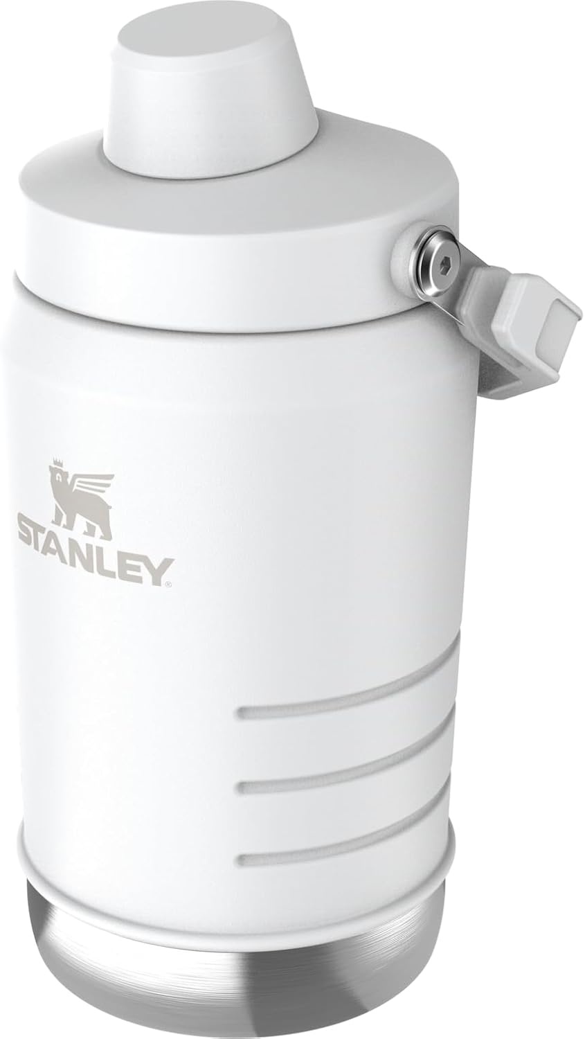 image:imageStanley IceFlow Fast Flow Jug with Handle 96 oz Twist On Angled Spout Lid Leakproof for Travel and Sports Insulated Stainless Steel BPAFree Rose QuartzFrost 20