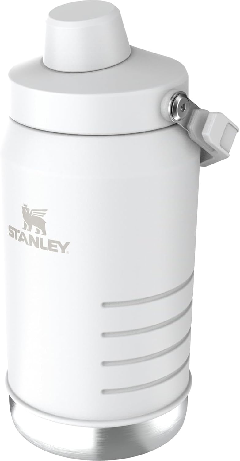 image:imageStanley IceFlow Fast Flow Jug with Handle 96 oz Twist On Angled Spout Lid Leakproof for Travel and Sports Insulated Stainless Steel BPAFree Rose QuartzFrost 20