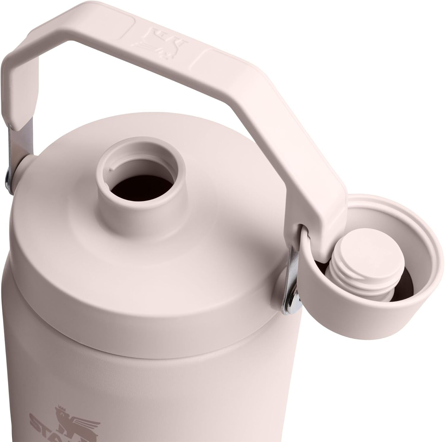 image:imageStanley IceFlow Fast Flow Jug with Handle 96 oz Twist On Angled Spout Lid Leakproof for Travel and Sports Insulated Stainless Steel BPAFree Rose QuartzRose Quartz 20