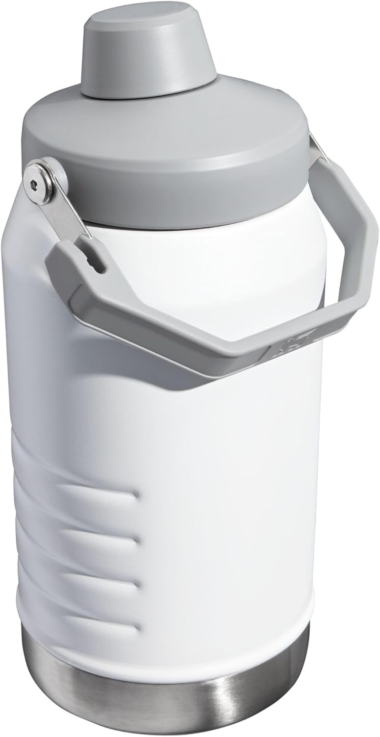 image:imageStanley IceFlow Fast Flow Jug with Handle 96 oz Twist On Angled Spout Lid Leakproof for Travel and Sports Insulated Stainless Steel BPAFree Rose QuartzPolar
