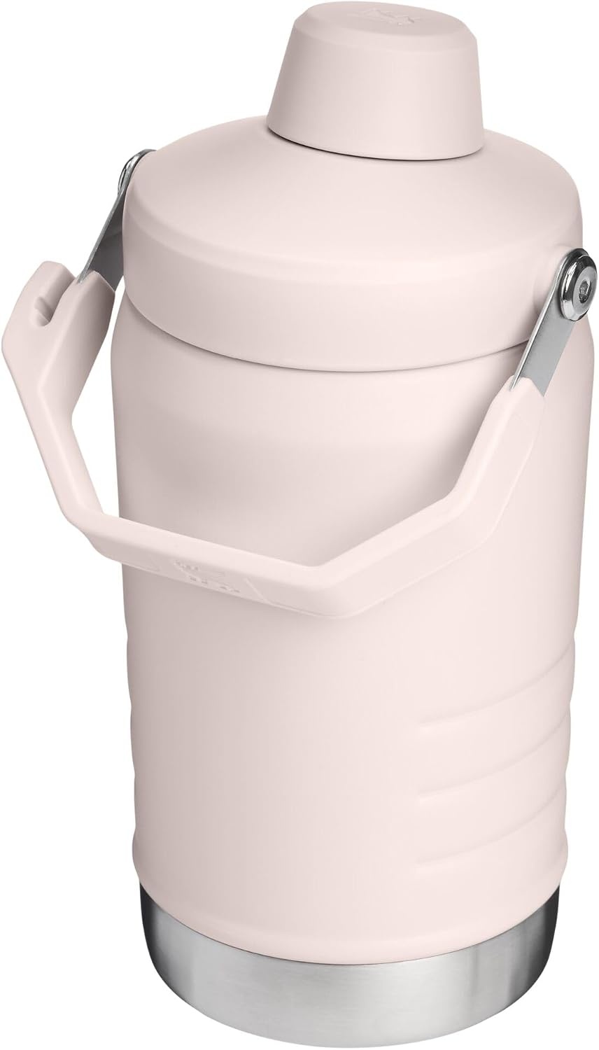 image:imageStanley IceFlow Fast Flow Jug with Handle 96 oz Twist On Angled Spout Lid Leakproof for Travel and Sports Insulated Stainless Steel BPAFree Rose QuartzRose Quartz 20
