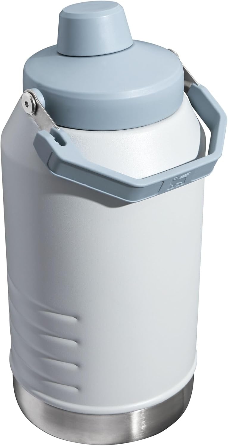 image:imageStanley IceFlow Fast Flow Jug with Handle 96 oz Twist On Angled Spout Lid Leakproof for Travel and Sports Insulated Stainless Steel BPAFree Rose QuartzFog