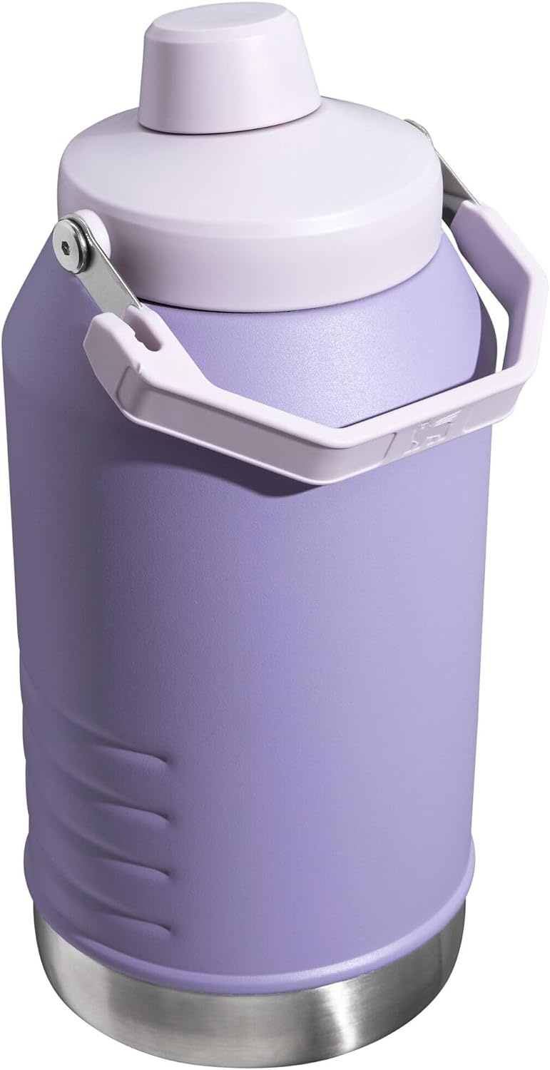 image:imageStanley IceFlow Fast Flow Jug with Handle 96 oz Twist On Angled Spout Lid Leakproof for Travel and Sports Insulated Stainless Steel BPAFree Rose QuartzLavender