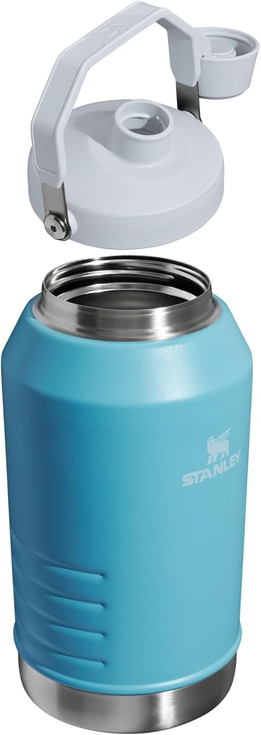 image:imageStanley IceFlow Fast Flow Jug with Handle 96 oz Twist On Angled Spout Lid Leakproof for Travel and Sports Insulated Stainless Steel BPAFree Rose QuartzPool