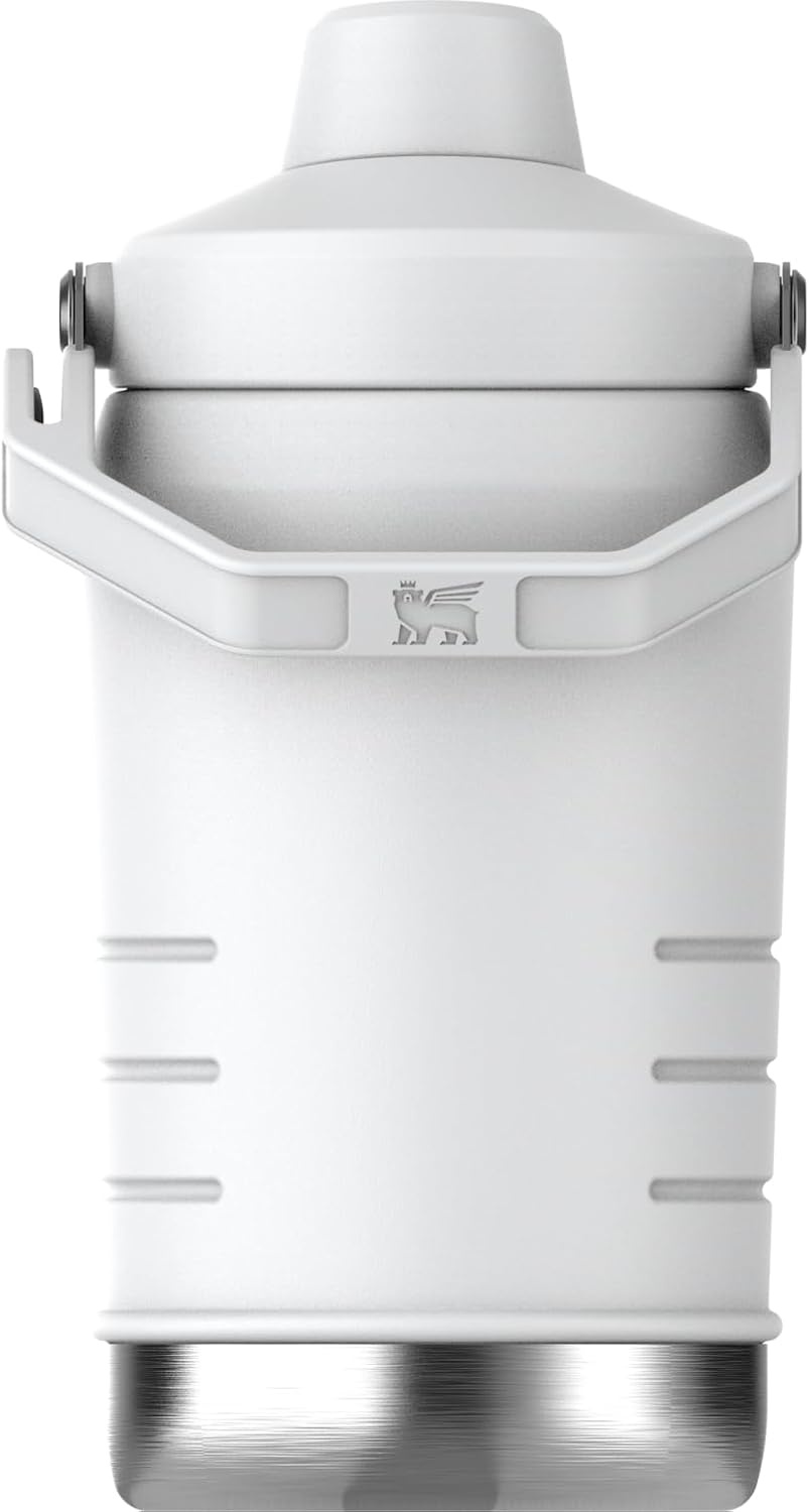 image:imageStanley IceFlow Fast Flow Jug with Handle 96 oz Twist On Angled Spout Lid Leakproof for Travel and Sports Insulated Stainless Steel BPAFree Rose QuartzFrost 20