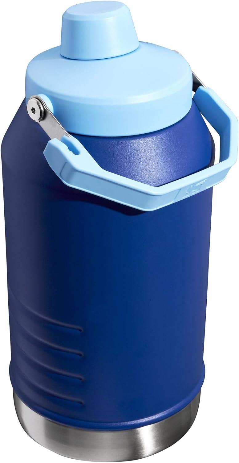 image:imageStanley IceFlow Fast Flow Jug with Handle 96 oz Twist On Angled Spout Lid Leakproof for Travel and Sports Insulated Stainless Steel BPAFree Rose QuartzLapis
