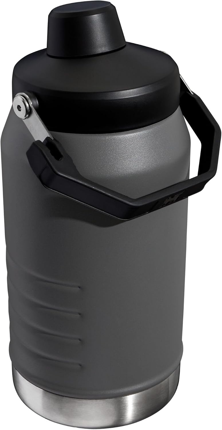 image:imageStanley IceFlow Fast Flow Jug with Handle 96 oz Twist On Angled Spout Lid Leakproof for Travel and Sports Insulated Stainless Steel BPAFree Rose QuartzCharcoal