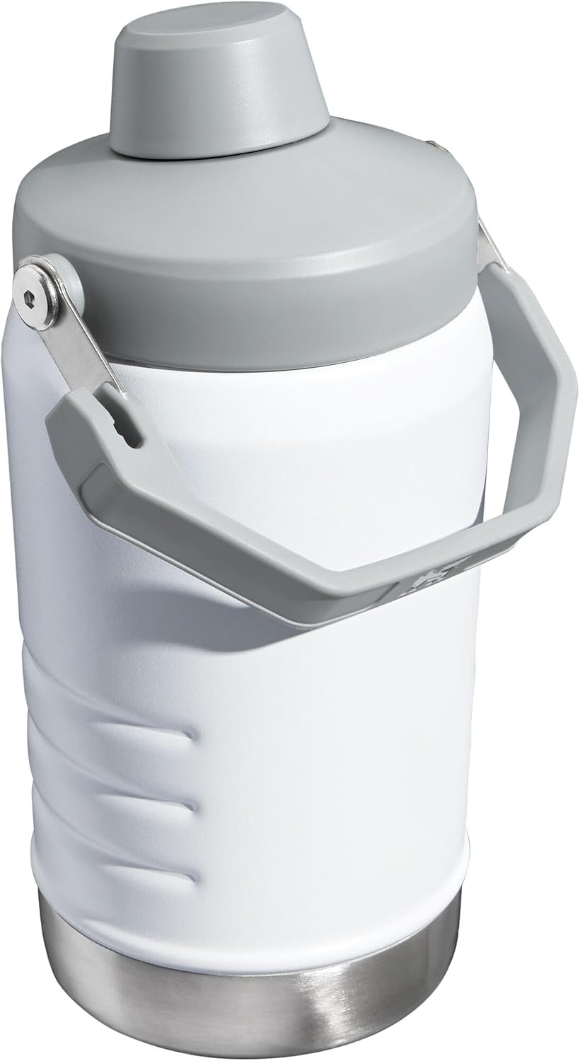 image:imageStanley IceFlow Fast Flow Jug with Handle 96 oz Twist On Angled Spout Lid Leakproof for Travel and Sports Insulated Stainless Steel BPAFree Rose QuartzPolar