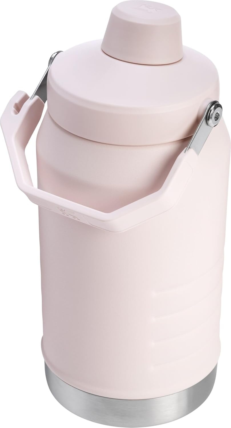 image:imageStanley IceFlow Fast Flow Jug with Handle 96 oz Twist On Angled Spout Lid Leakproof for Travel and Sports Insulated Stainless Steel BPAFree Rose QuartzRose Quartz 20