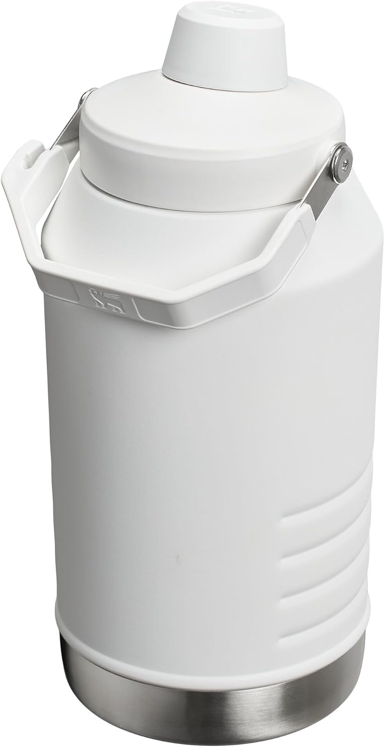 image:imageStanley IceFlow Fast Flow Jug with Handle 96 oz Twist On Angled Spout Lid Leakproof for Travel and Sports Insulated Stainless Steel BPAFree Rose QuartzFrost 20