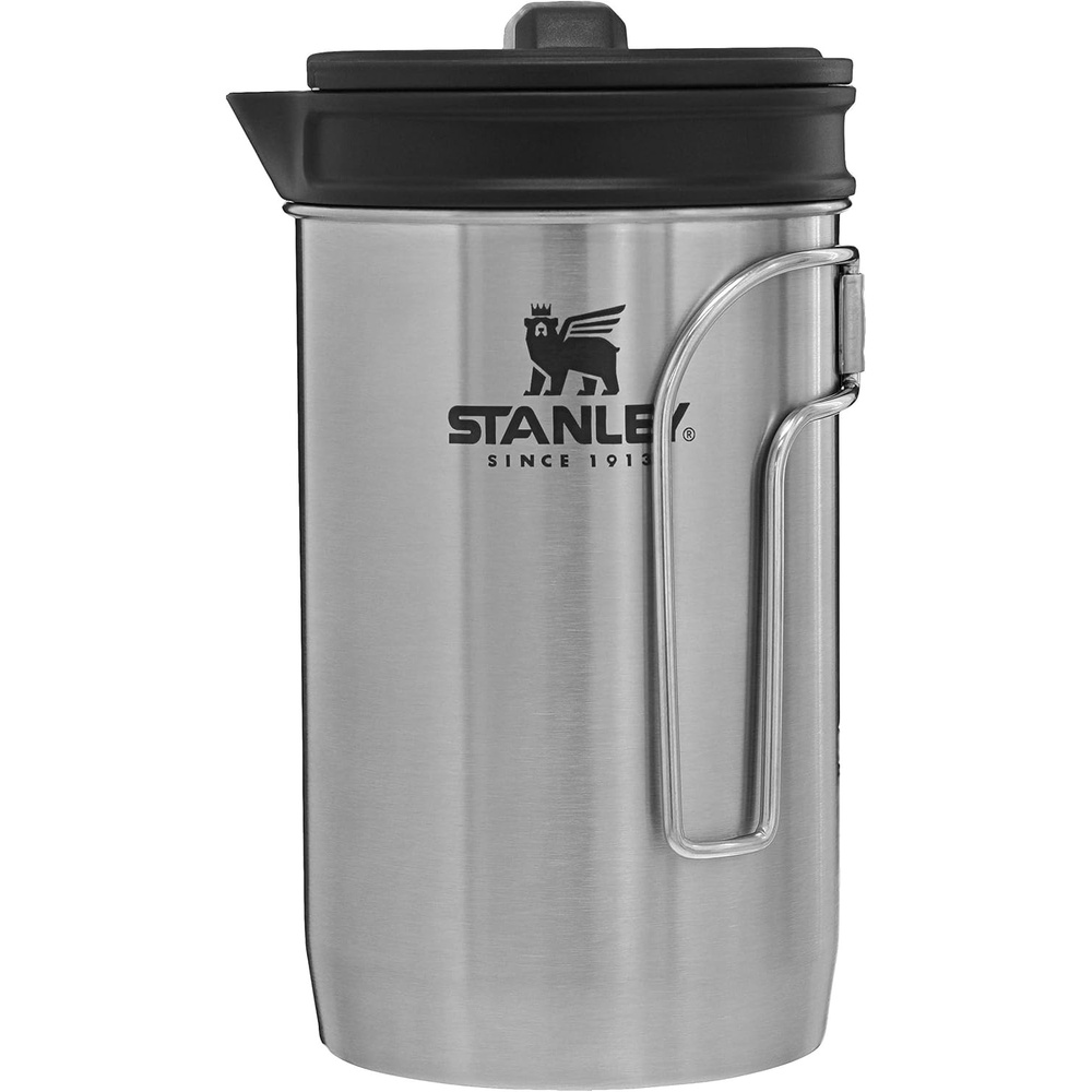image:imageSTANLEY All In One French Press Coffee Maker 32 oz 5 Minute Brew 4 Hours Hot Mesh Filter for Coffee Grounds Insulated Stainless Steel French Press BPAFree StainlessStainless Steel