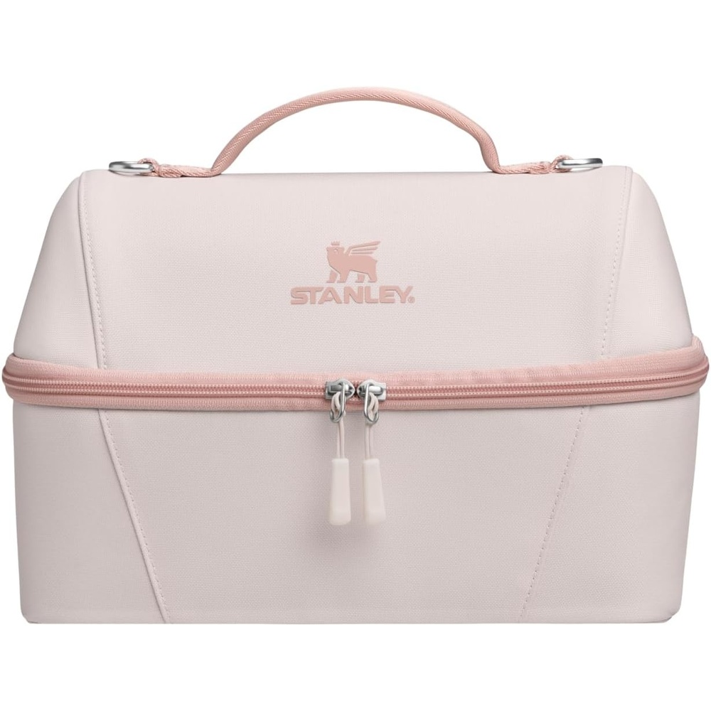 image:imageSTANLEY FlowState Duo Lunchbox 776L Insulated Lunch Bag Rose QuartzRose Quartz