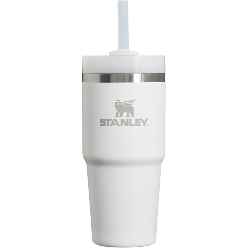 image:imageSTANLEY Quencher H20 Flow State Tumbler 14 oz Frost Straw and 3Position Lid Cup Holder Compatible for Travel Insulated Stainless Steel Cup BPAFree